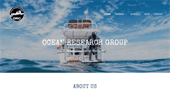 Desktop Screenshot of oceanresearchgroup.com